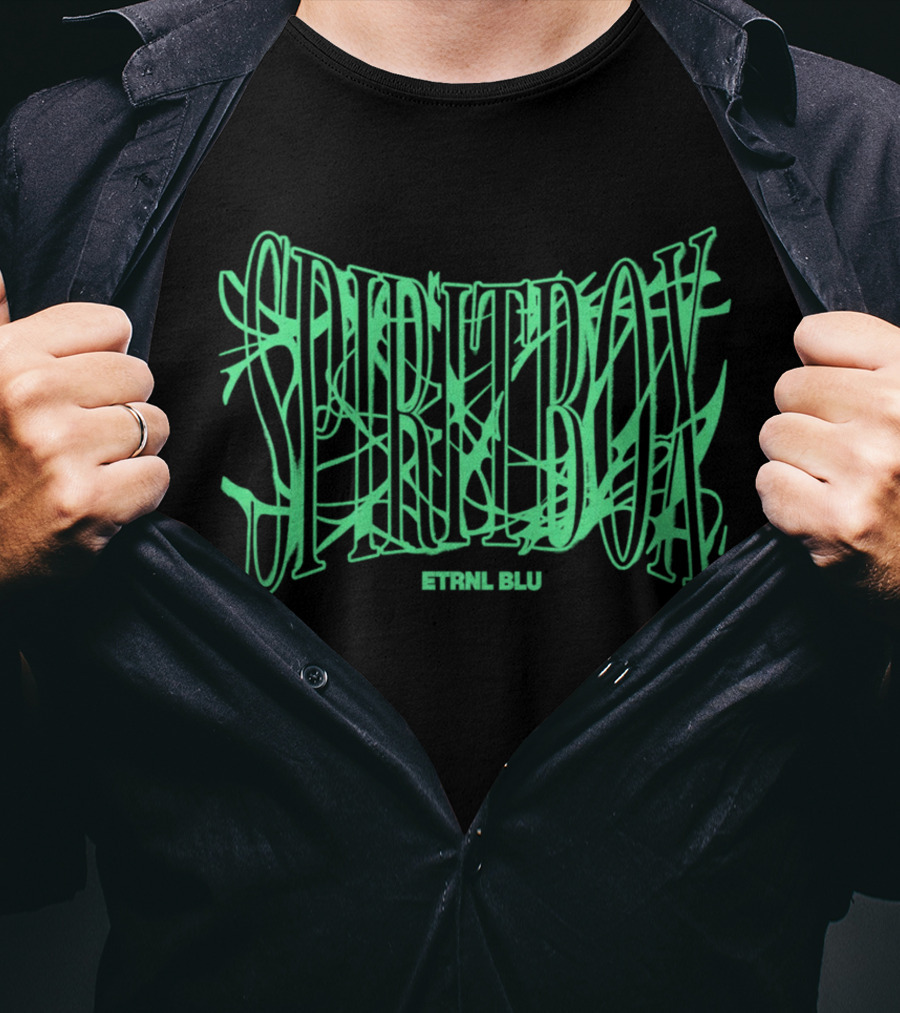 Spiritbox Phosphenetic Etrnl Blu Mineral Black T-Shirt