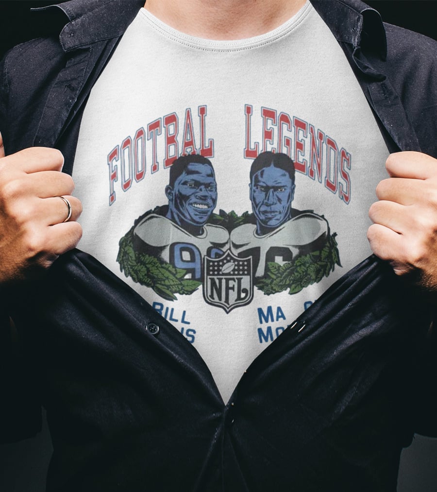 Football Legends Bill Willis Marion Motle NFL T-Shirt