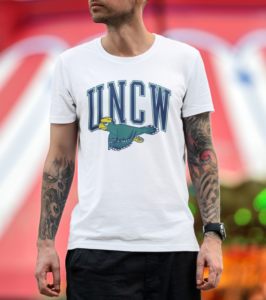 UNCW Flying Seahawk Logo College Spirit T-Shirt