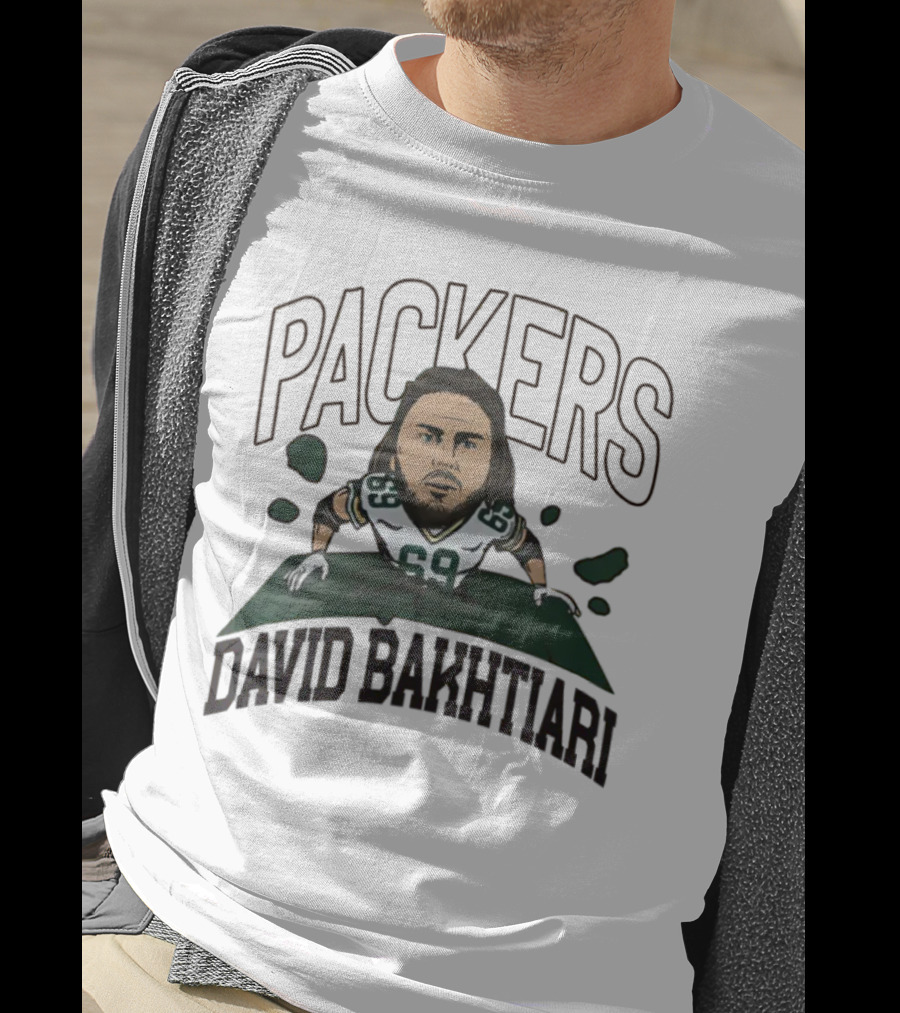 Green Bay Packers NFL David Bakhtiari #69 Breakthrough T-Shirt