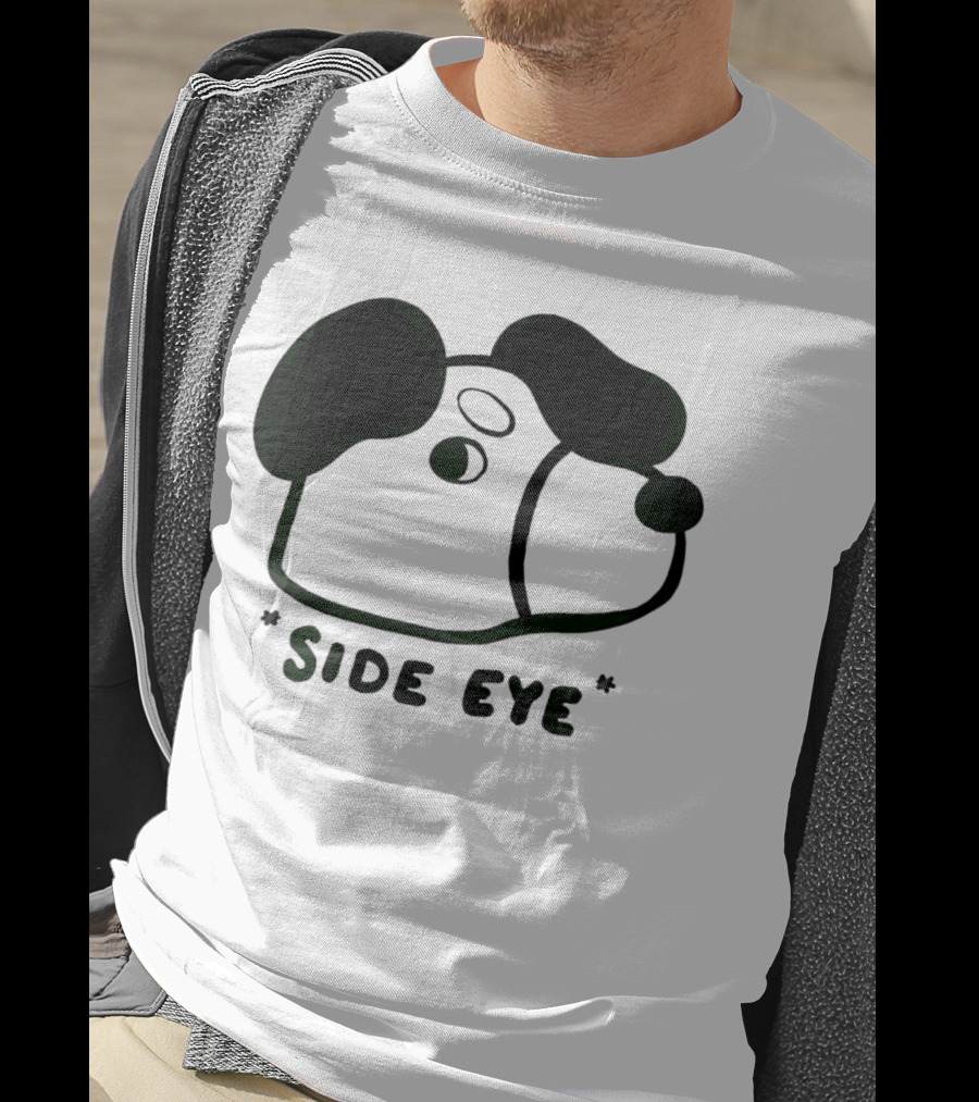 Chocolett Dog With Side Eye Expression T-Shirt