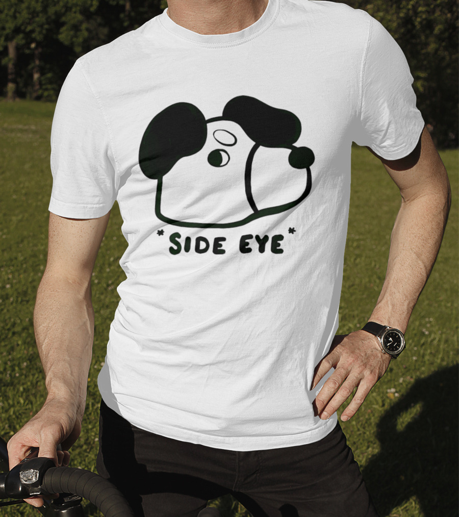 Chocolett Dog With Side Eye Expression T-Shirt