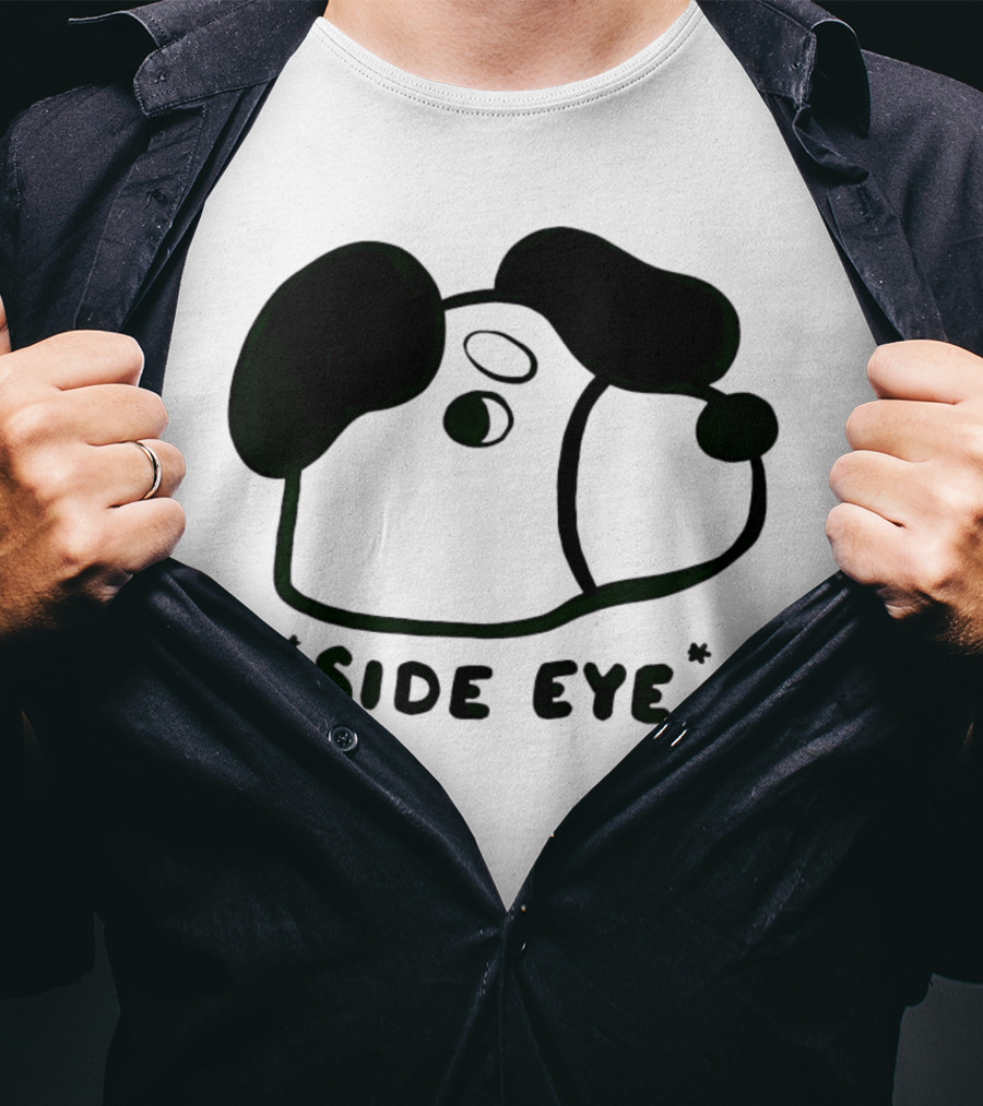 Chocolett Dog With Side Eye Expression T-Shirt