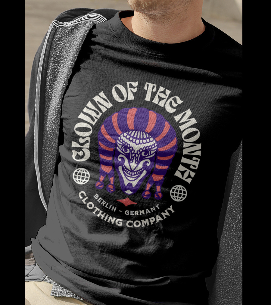 Clown Of The Month Berlin Germany Clothing Company T-Shirt