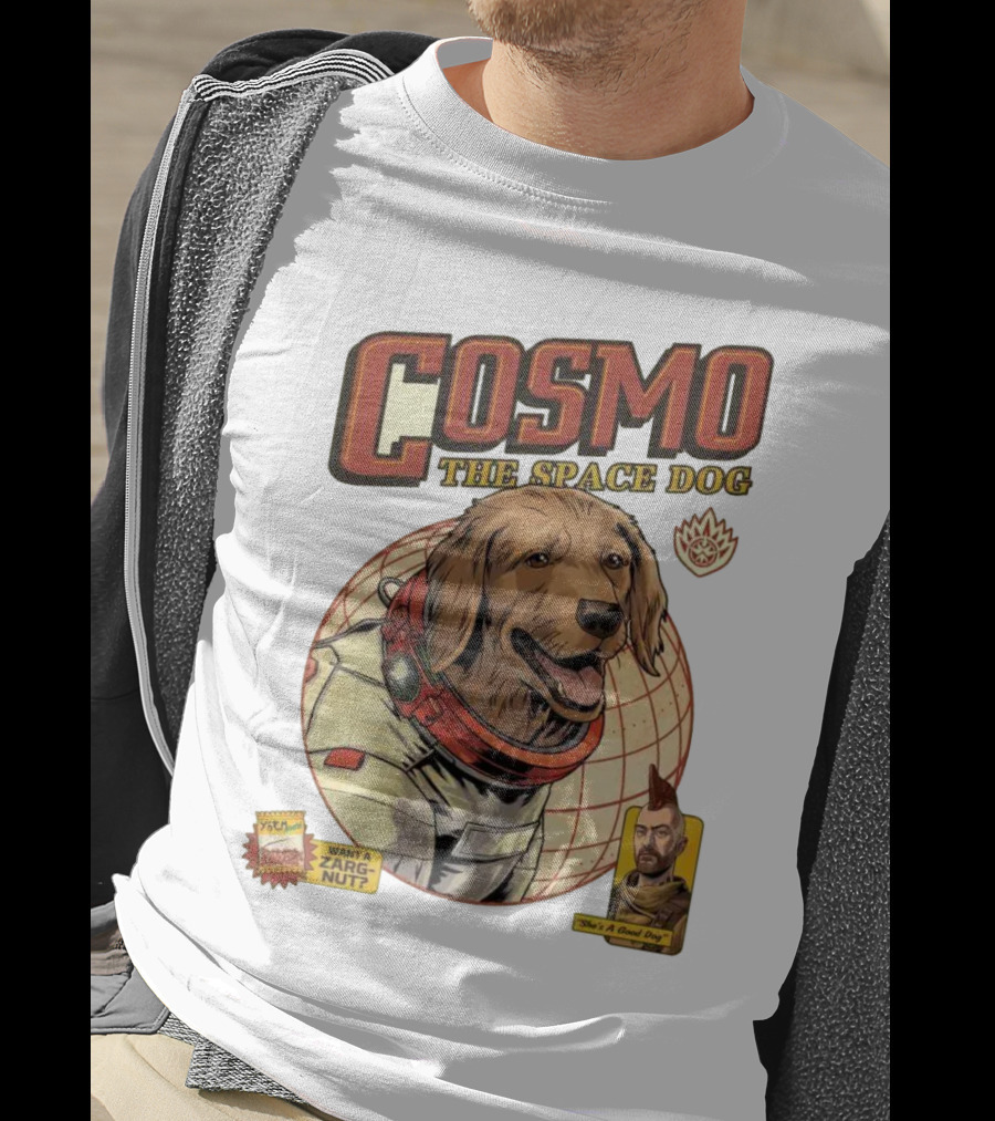 Cosmo The Space Dog Guardians Want A Zargnut She's A Good Dog T-Shirt