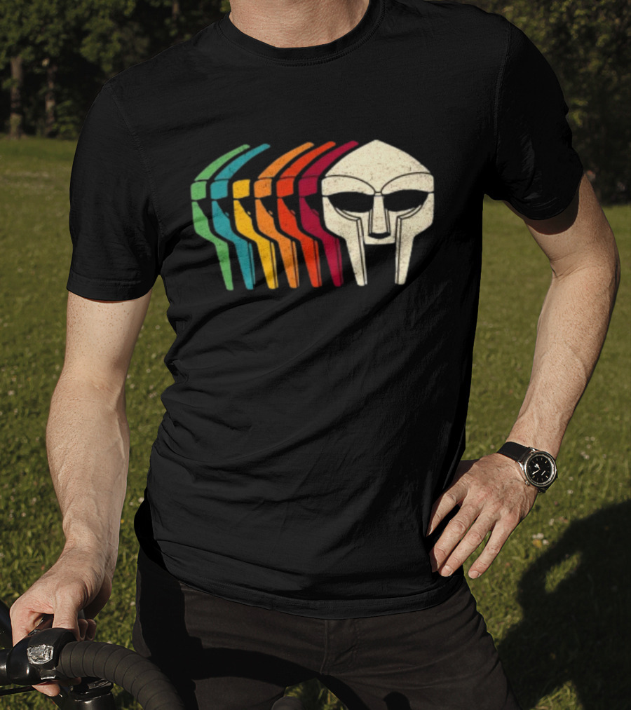 Retro Multicolor MF Doom Mask T-Shirt