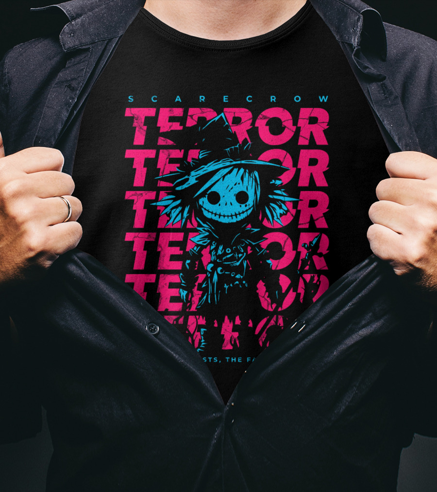 Scarecrow Terror Scare Away Pests, The Farmer's Dream T-Shirt