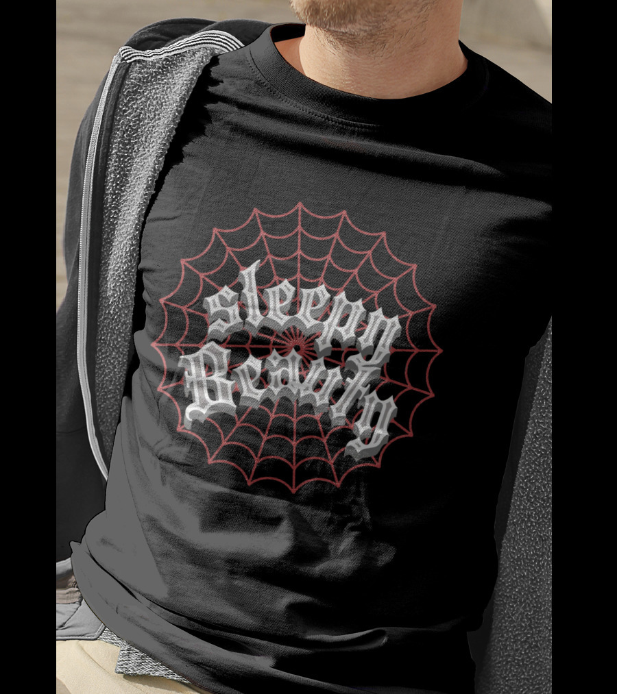 Sleepy Beauty Gothic Web T-Shirt