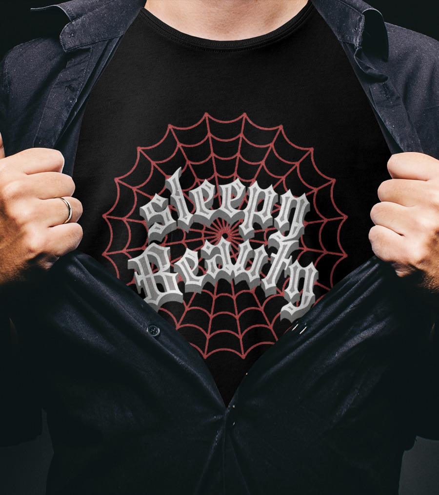 Sleepy Beauty Gothic Web T-Shirt