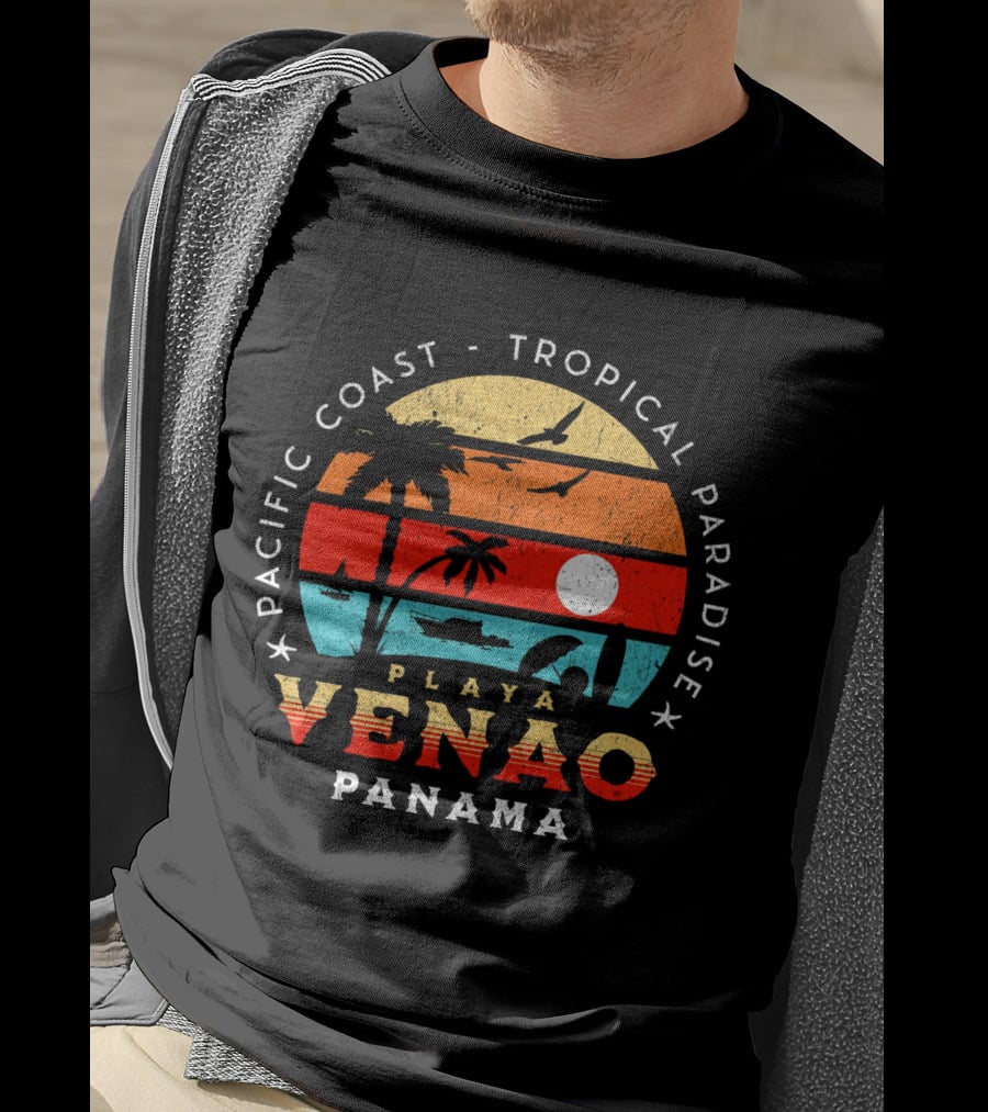 Pacific Coast Tropical Paradise Playa Venao Panama T-Shirt