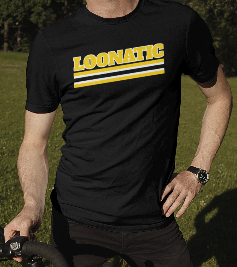 LOONATIC Bold Yellow Stripes T-Shirt