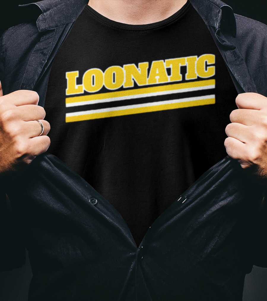 LOONATIC Bold Yellow Stripes T-Shirt