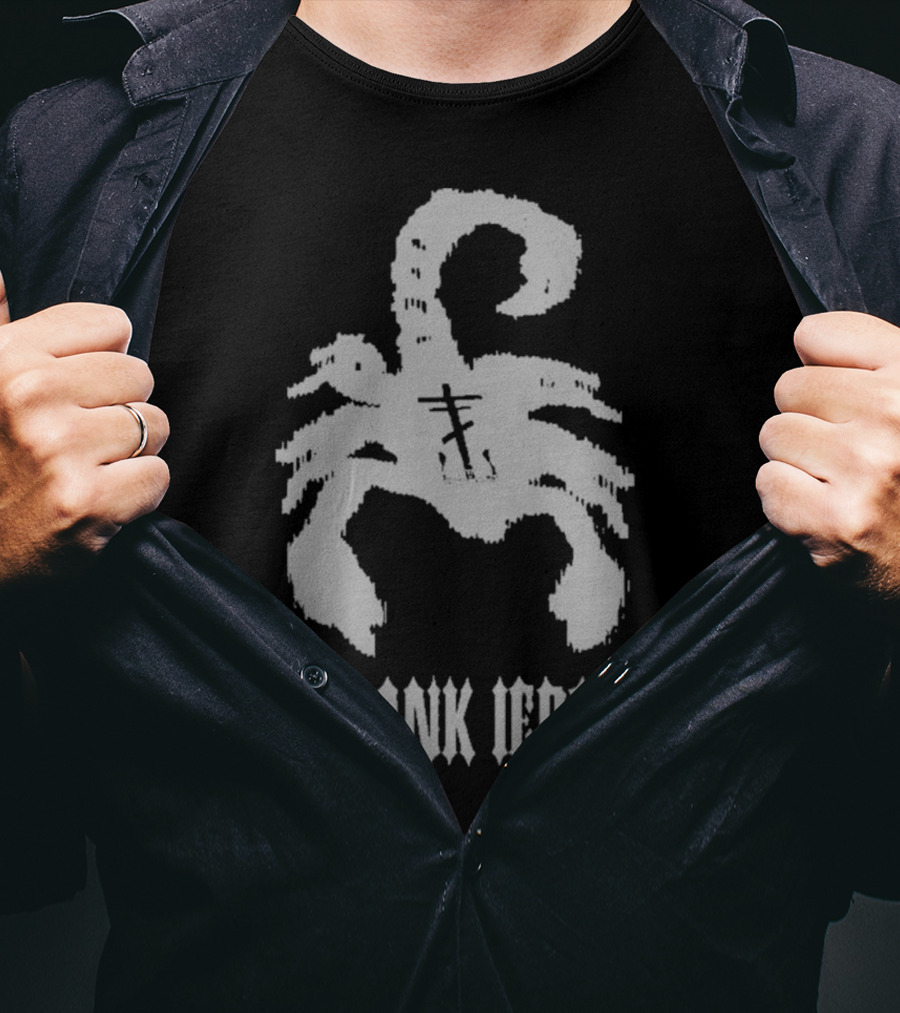 Frank Iero Scorpion With Cross T-Shirt