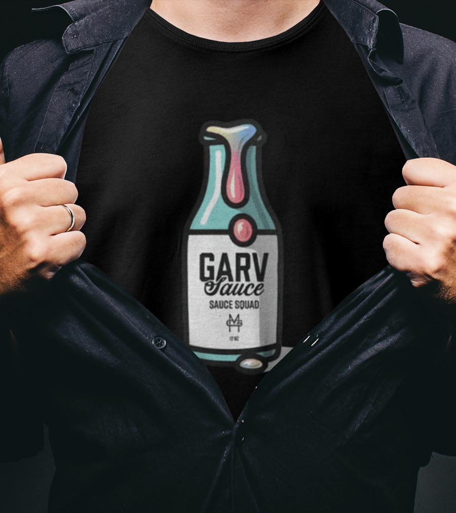 GARV Sauce Bottle Sauce Squad 12 OZ T-Shirt