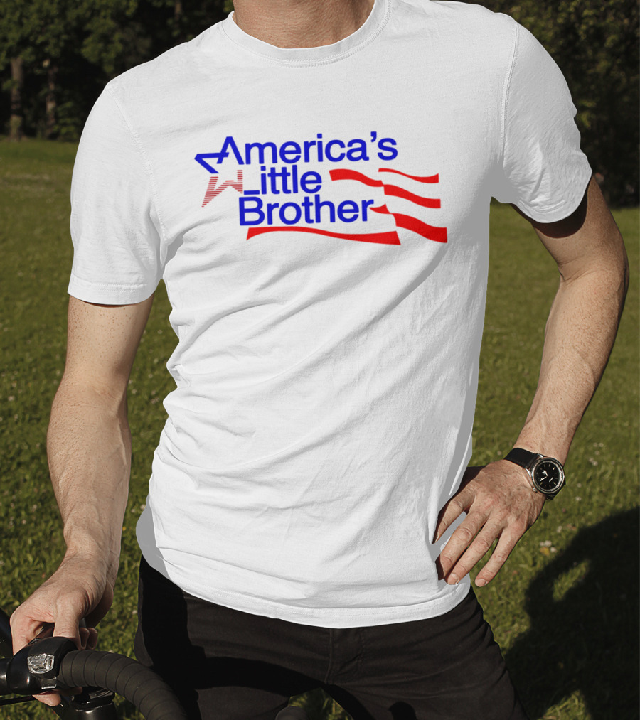 America’s Little Brother Star And Stripes T-Shirt