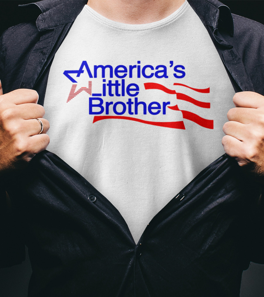 America’s Little Brother Star And Stripes T-Shirt