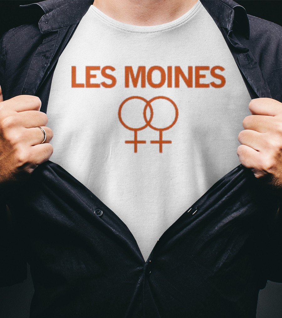 Les Moines Intertwined Venus Symbols T-Shirt