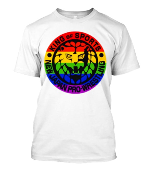 King Of Sports New Japan Pro-Wrestling Rainbow Lion T-Shirt