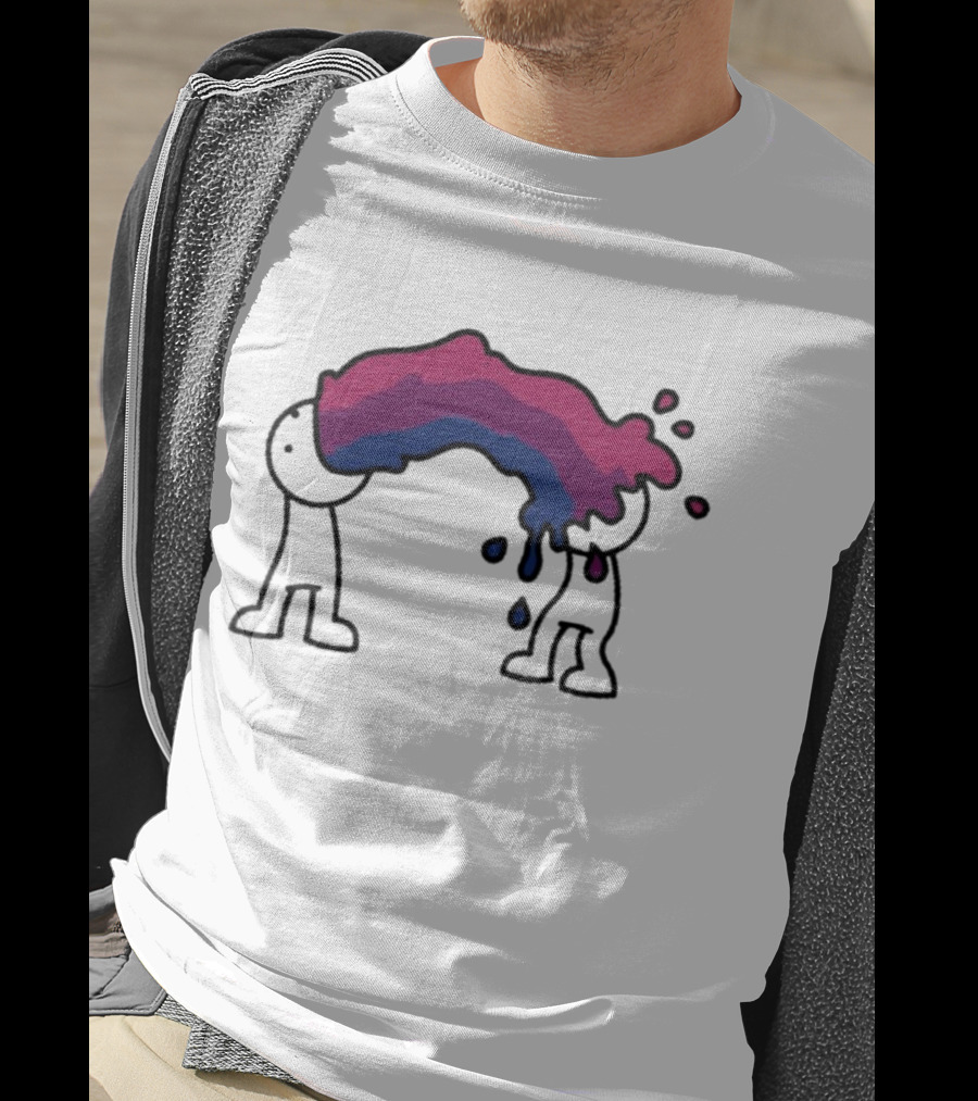 Thomas Tomska Ridgewell ASDF Bi Pride T-Shirt