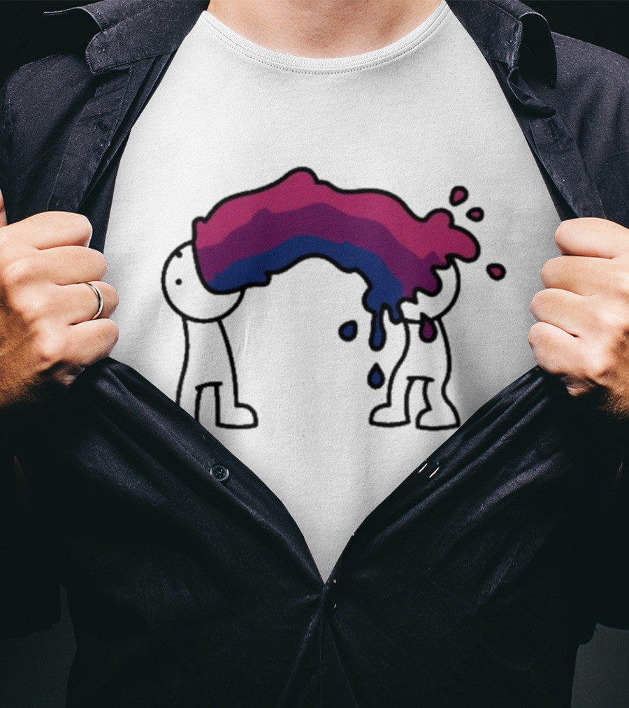 Thomas Tomska Ridgewell ASDF Bi Pride T-Shirt