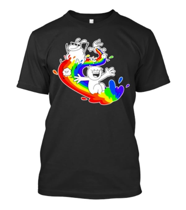 Pride Flavour Rainbow Ride Characters Limited Run T-Shirt