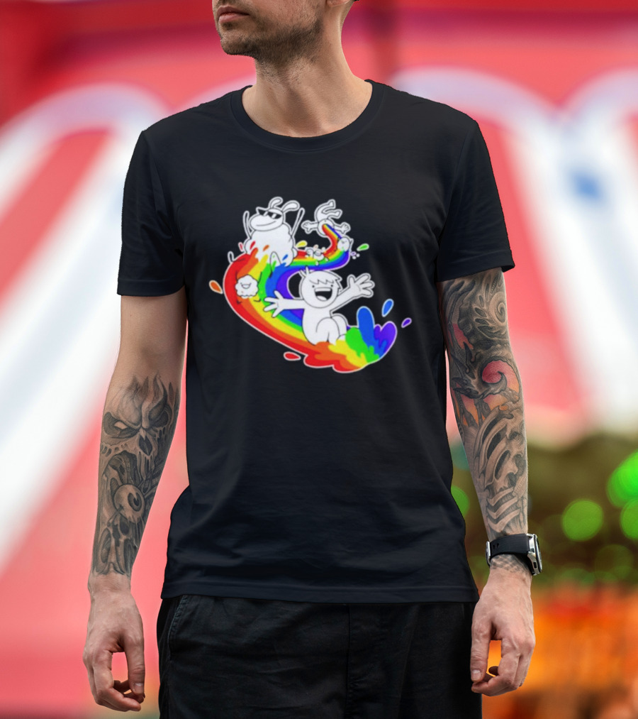 Pride Flavour Rainbow Ride Characters Limited Run T-Shirt