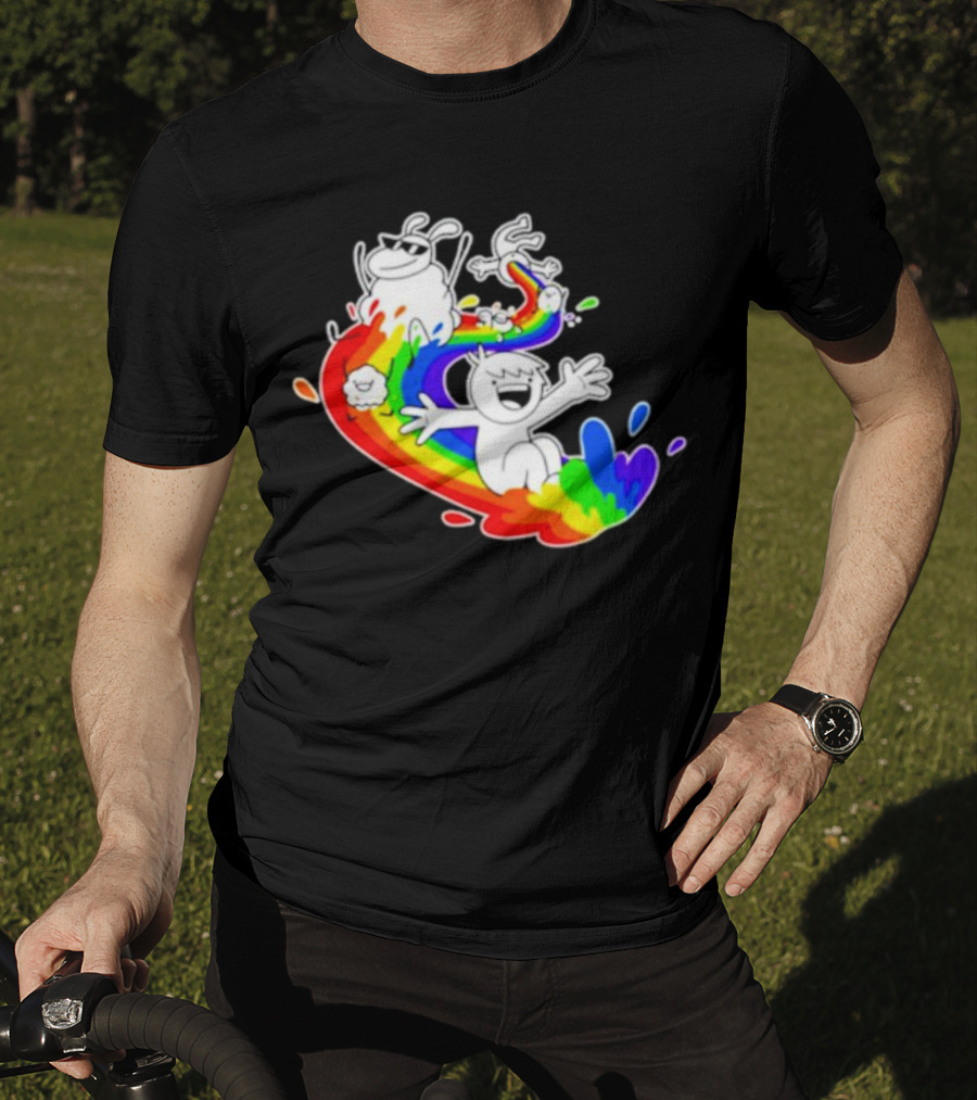 Pride Flavour Rainbow Ride Characters Limited Run T-Shirt