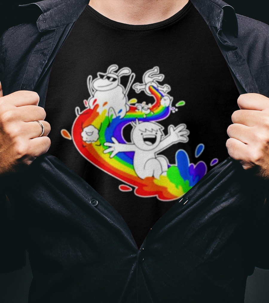 Pride Flavour Rainbow Ride Characters Limited Run T-Shirt