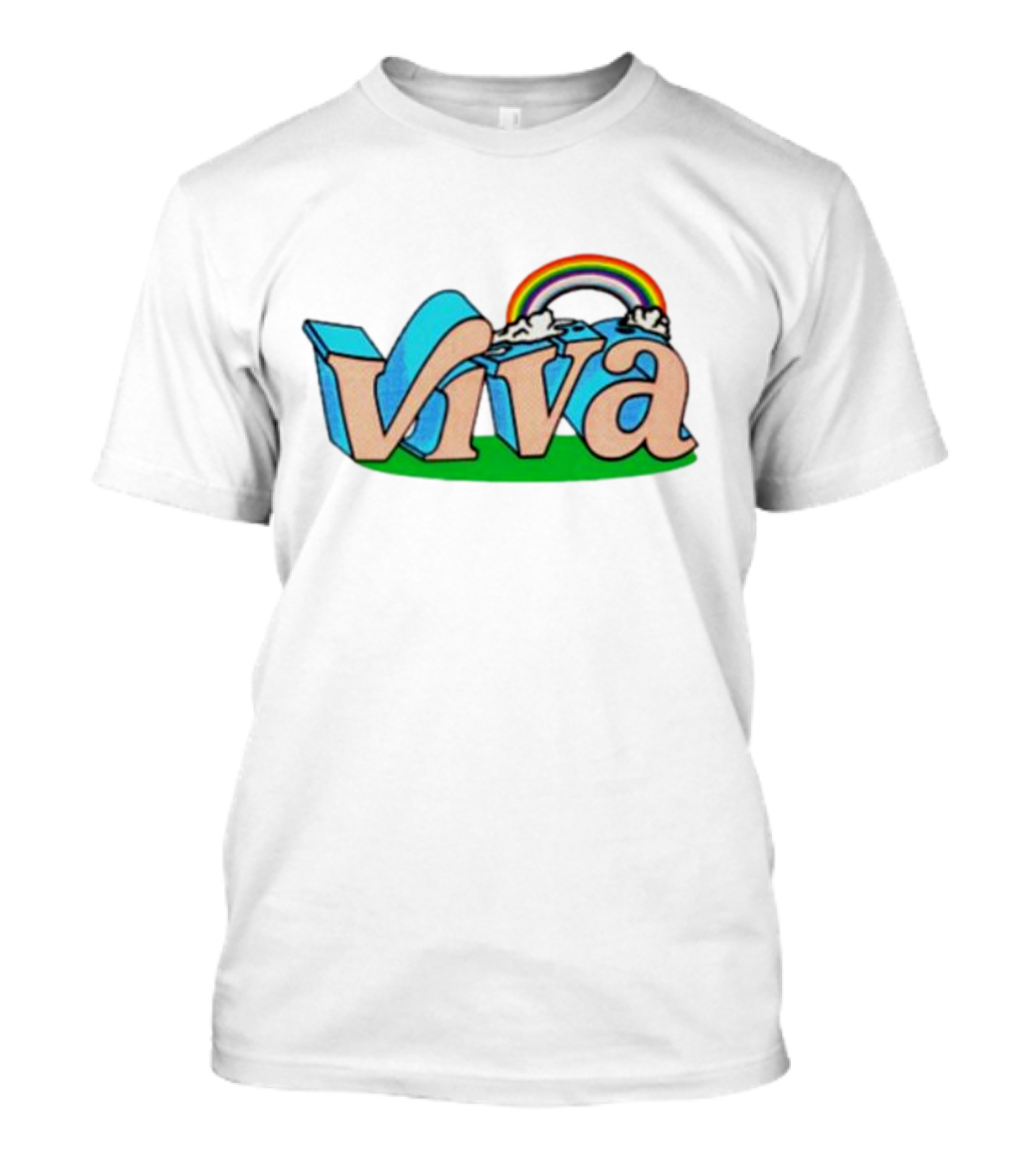 Viva La Pride Rainbow Clouds T-Shirt