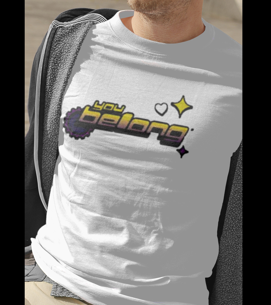 You Belong Gear Stars And Heart T-Shirt