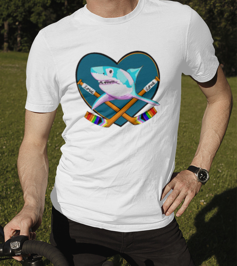 San Jose Sharks Pride Night Love Inclusion Diversity Hockey T-Shirt