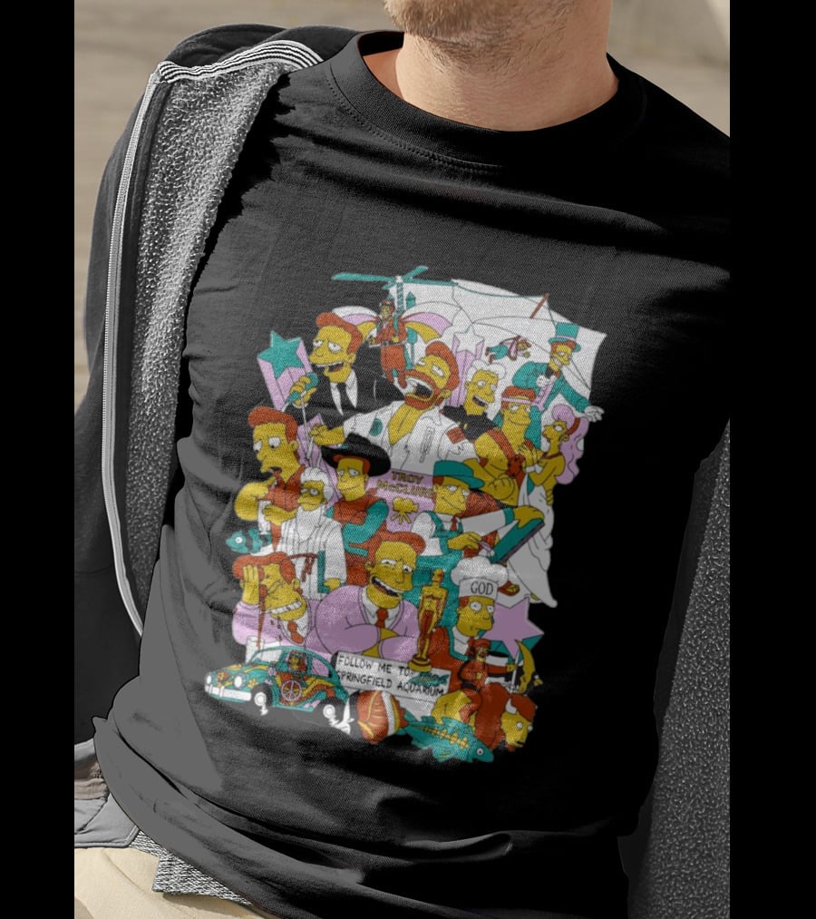 HI I’m Troy Mcclure Follow Me To Springfield Aquarium Simpsons T-Shirt