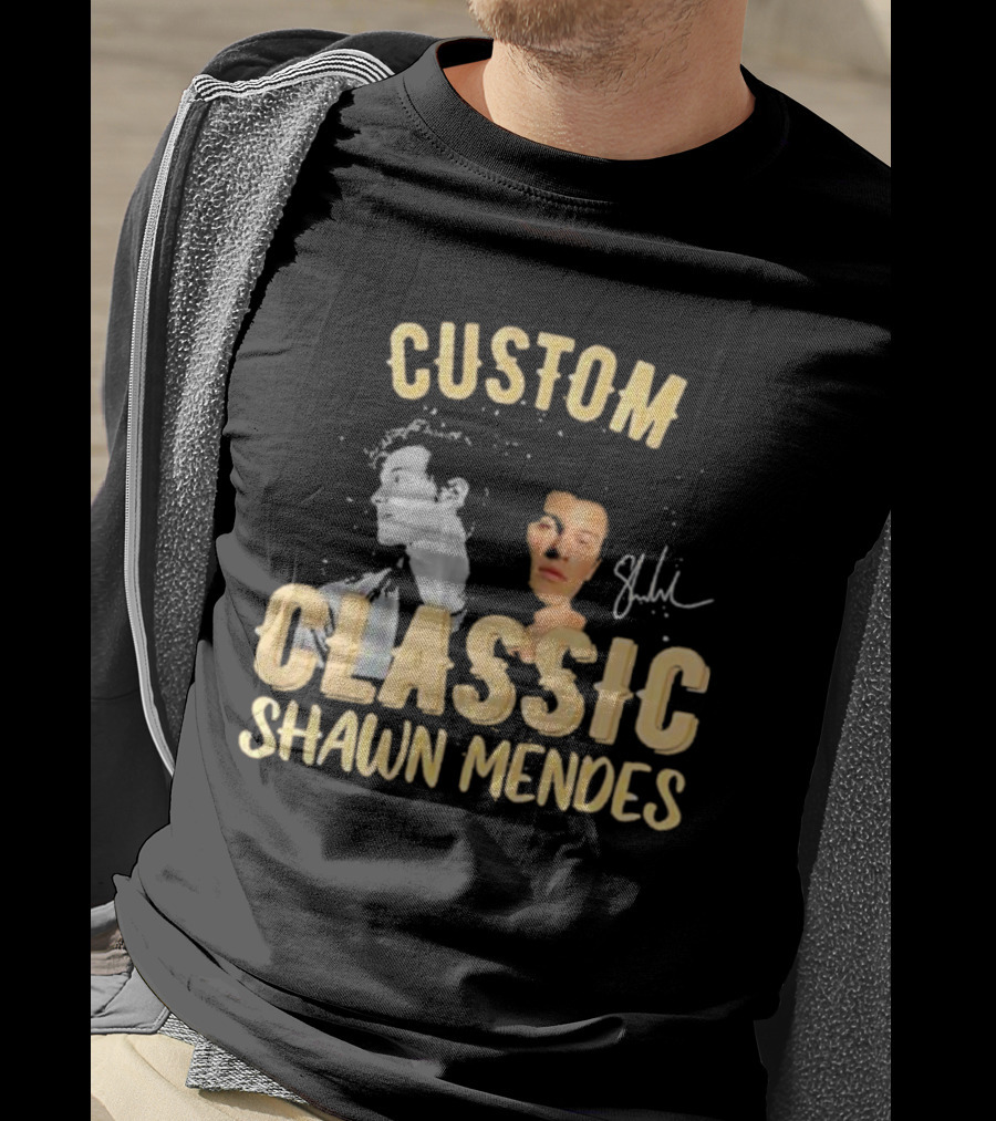 Custom Classic Shawn Mendes Signature T-Shirt