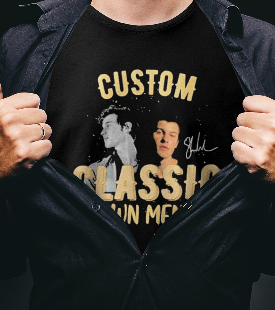 Custom Classic Shawn Mendes Signature T-Shirt