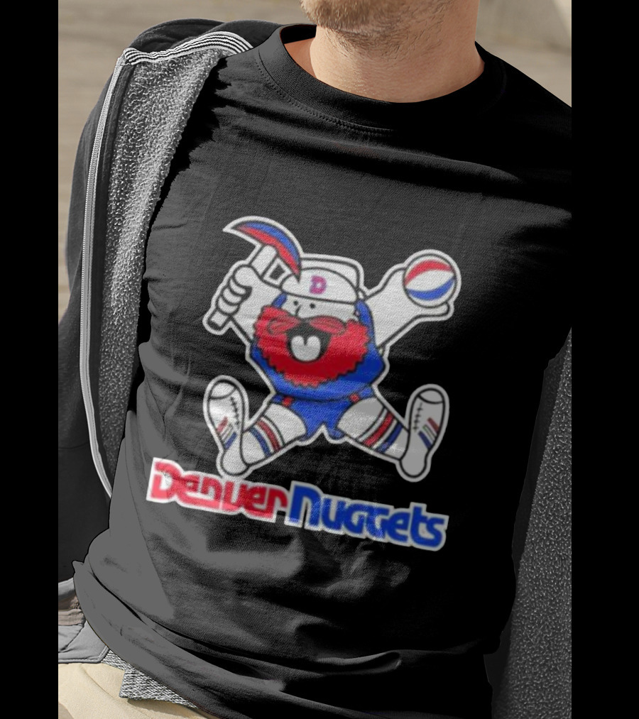 Denver Nuggets Mascot Mitchell And Ness Retro T-Shirt
