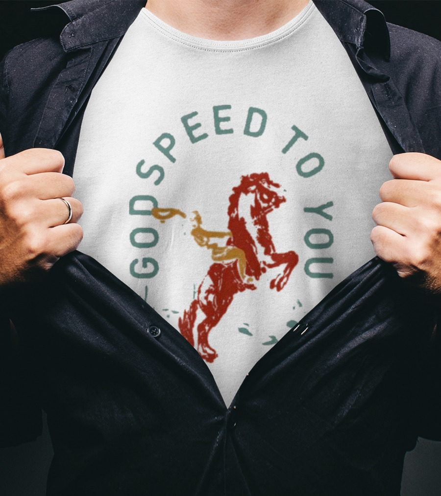 Godspeed To You Rider On Horseback T-Shirt