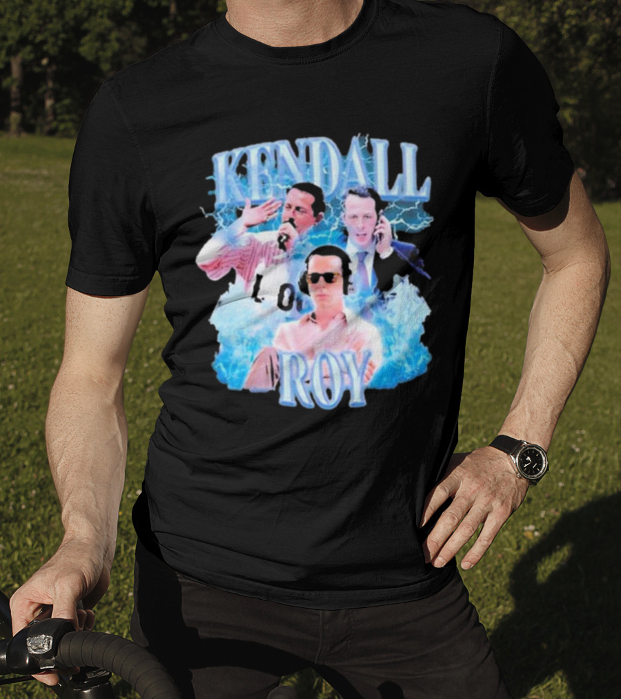 Kendall Roy Disgusting Brothers Iconic Character Moments Electric Blue T-Shirt