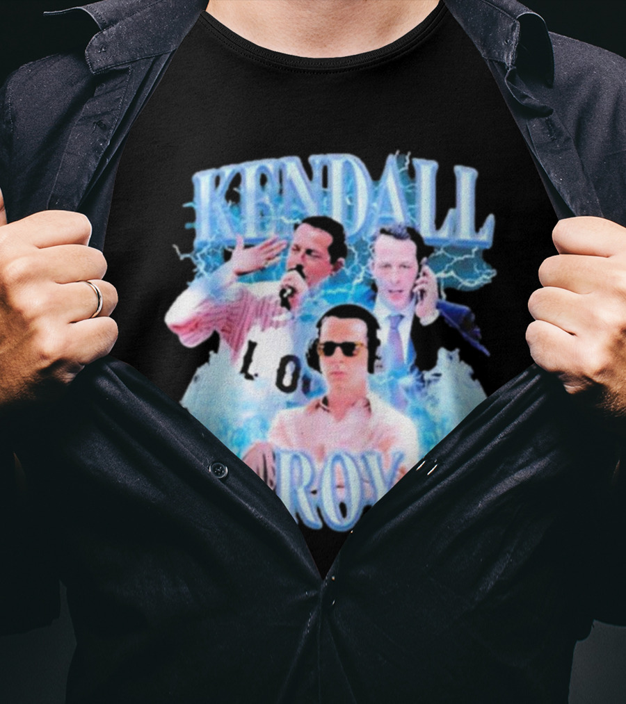 Kendall Roy Disgusting Brothers Iconic Character Moments Electric Blue T-Shirt