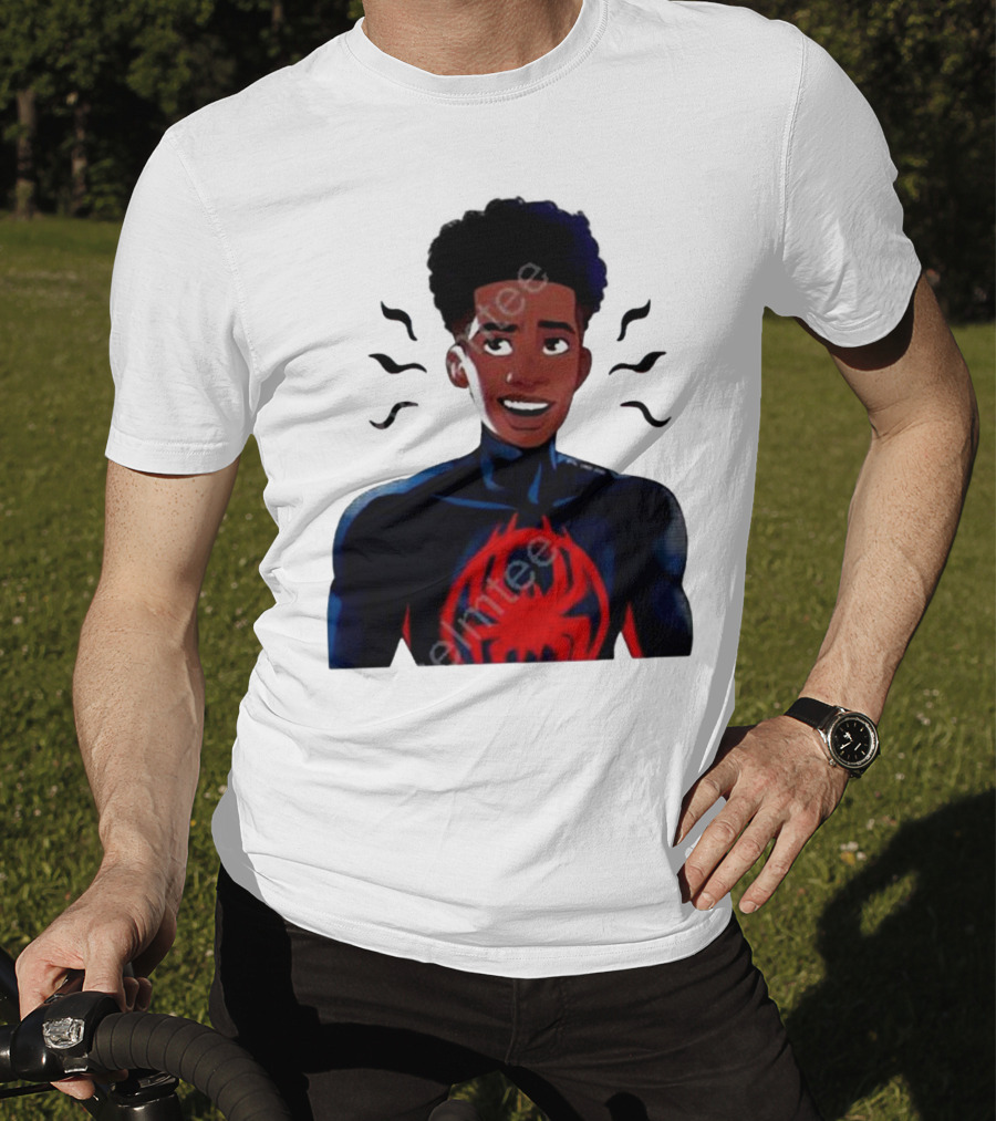 Spider Fam Charms Miles Across The Spider Verse T-Shirt