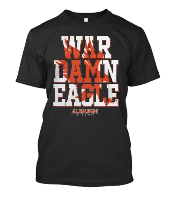 War Damn Eagle Auburn Tigers Fanatics Branded Hometown Collection T-Shirt
