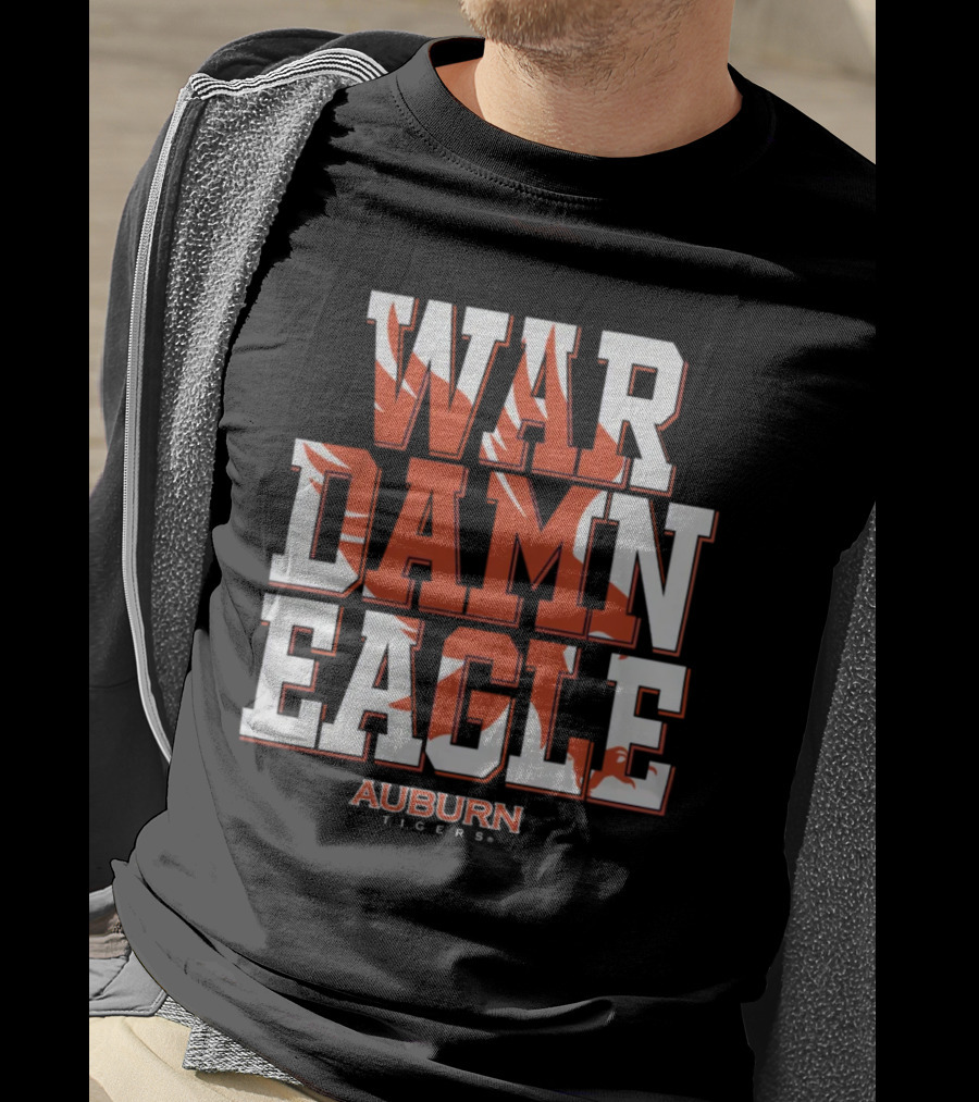 War Damn Eagle Auburn Tigers Fanatics Branded Hometown Collection T-Shirt