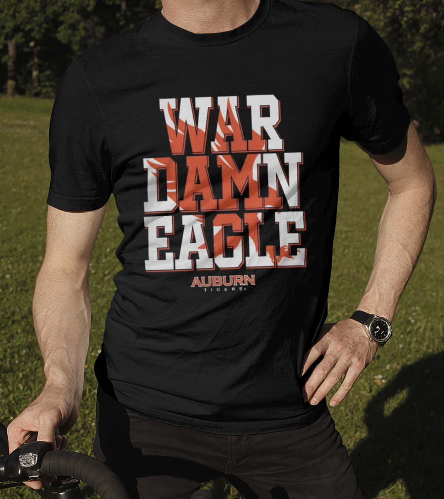 War Damn Eagle Auburn Tigers Fanatics Branded Hometown Collection T-Shirt