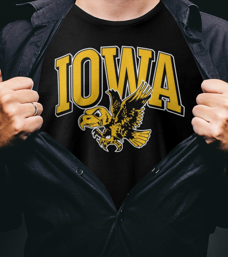 Homefield Apparel Iowa The Hawk Vintage T-Shirt