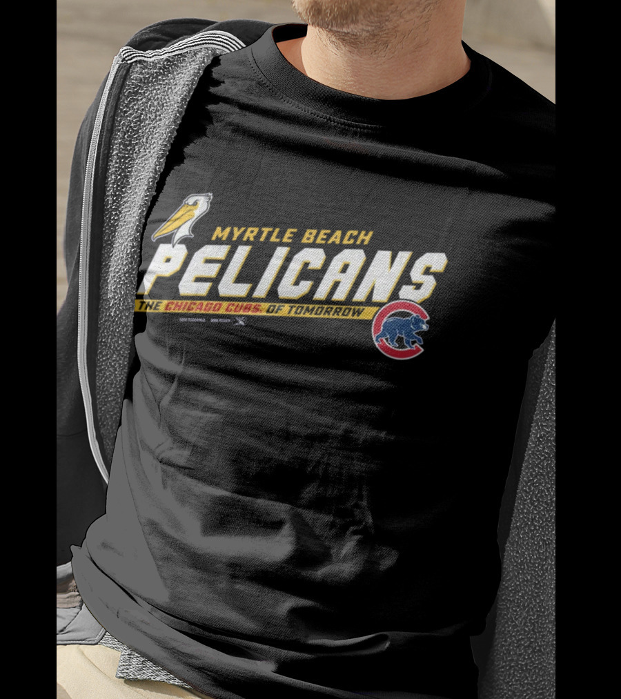 Myrtle Beach Pelicans The Chicago Cubs Of Tomorrow Bimm Ridder Youth Toddler Carolina T-Shirt