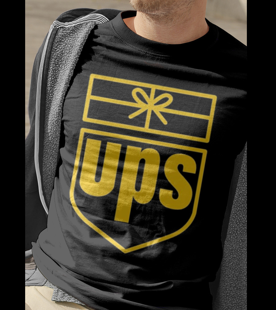 Fat Kid Deals UPS Logo Parody United Parcel Service T-Shirt