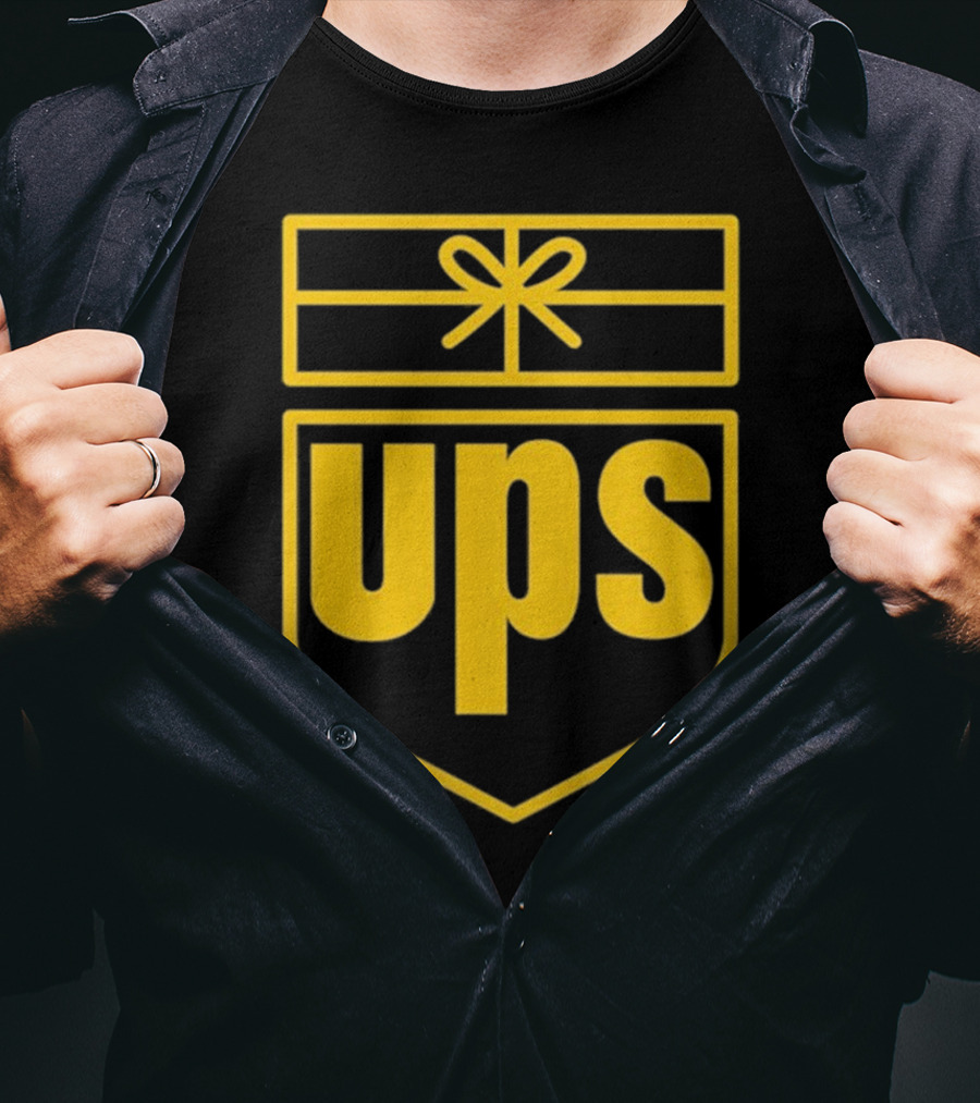 Fat Kid Deals UPS Logo Parody United Parcel Service T-Shirt