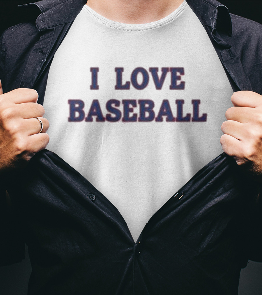 I Love Baseball T-Shirt