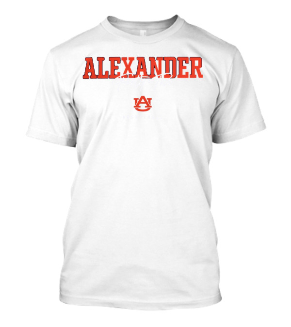 Alexander Forty-Two Auburn Basketball NIL Athlete Mens T-Shirt