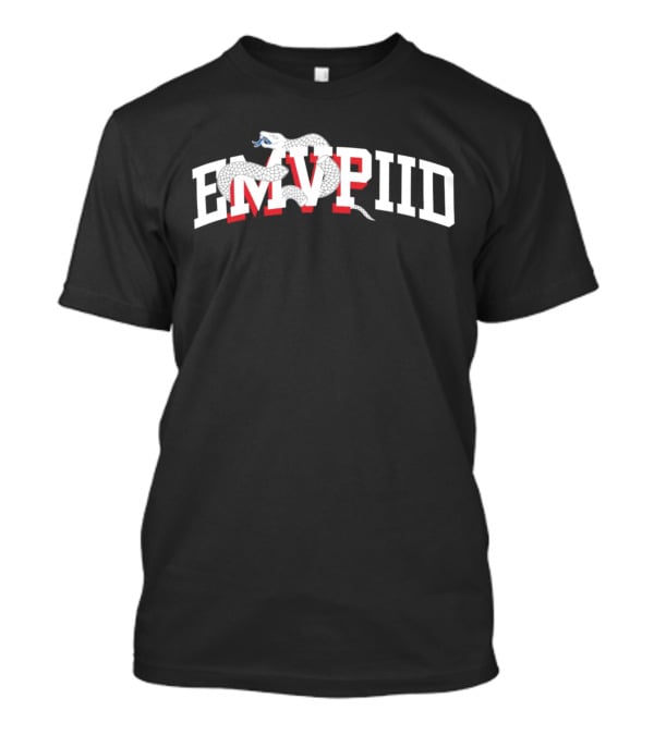 Philadelphia Joel Embiid Emvpiid Snake Typography T-Shirt