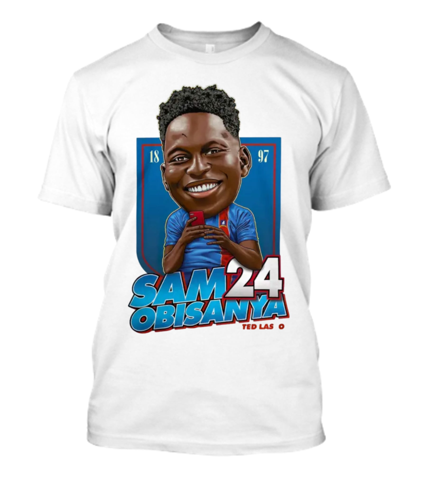 SAM OBISANYA 24 TED LASSO 1897 T-Shirt
